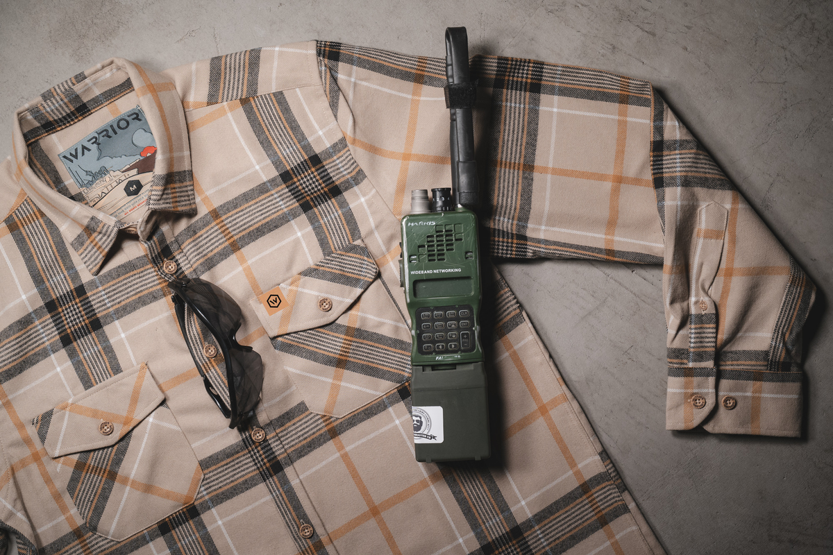 Desert Storm Plaid Flannel