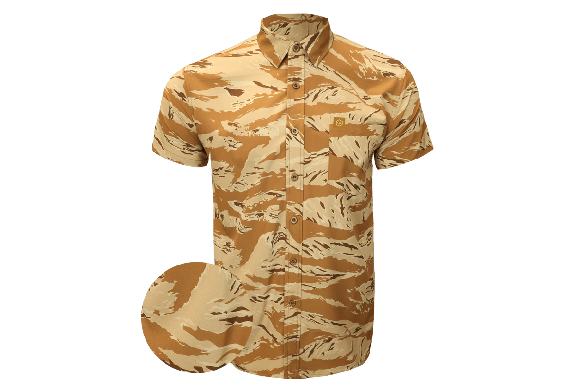Desert Tiger Button Down