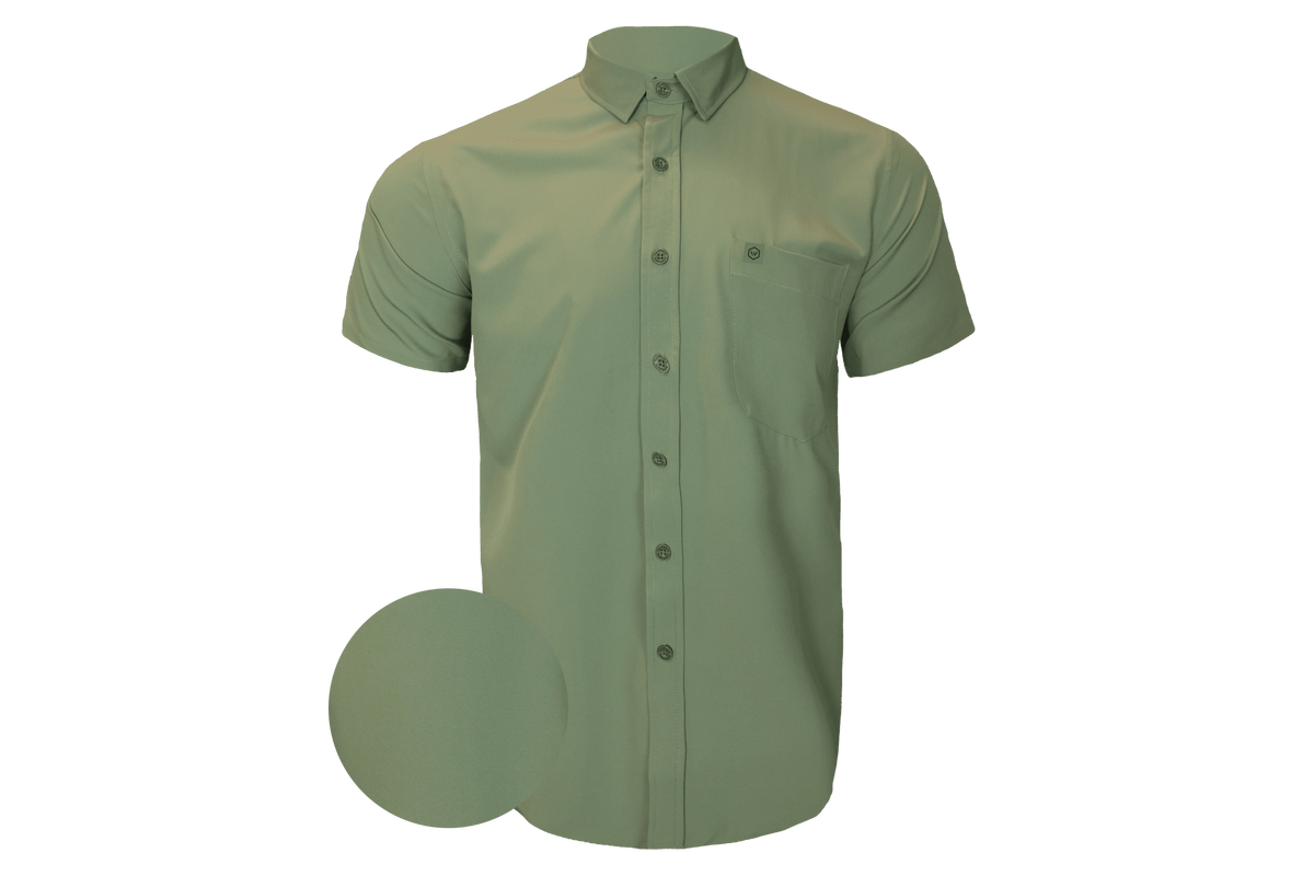 Solid DNC Light Button Down