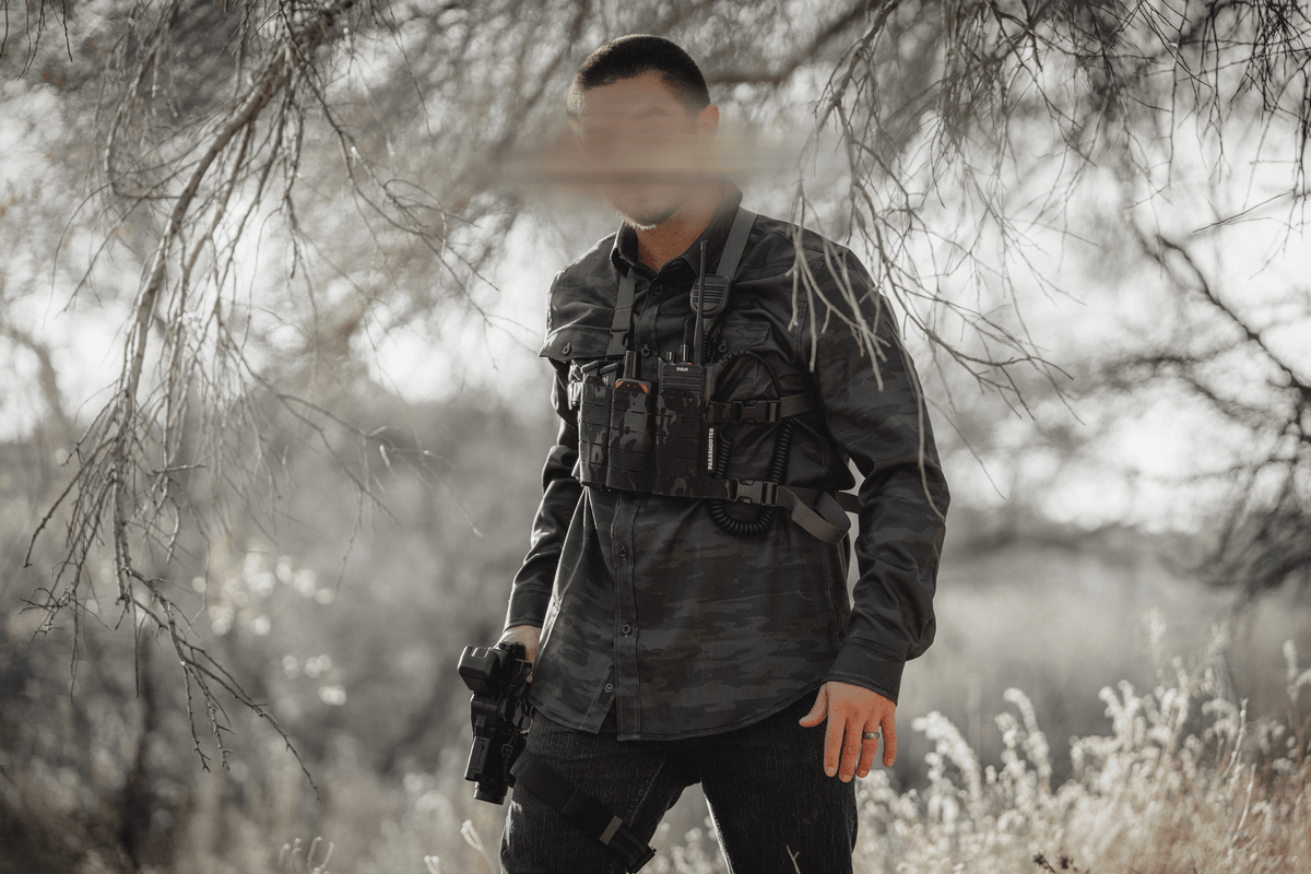 Multi Blackout Midweight Flannel