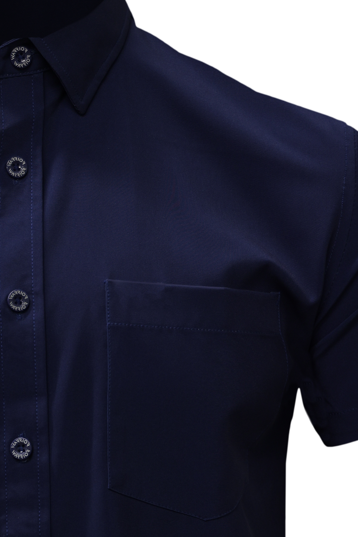 Solid Navy Blue Button Down