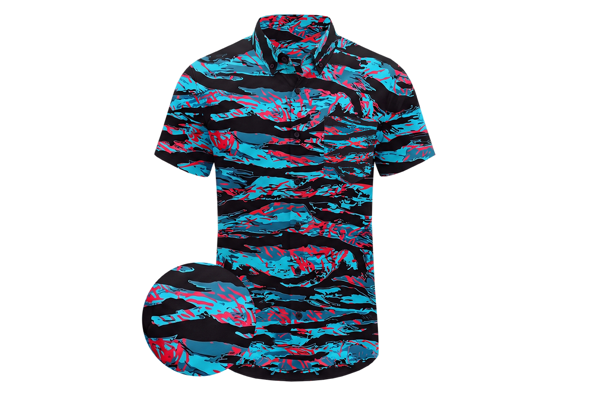 Miami Tiger Button Down