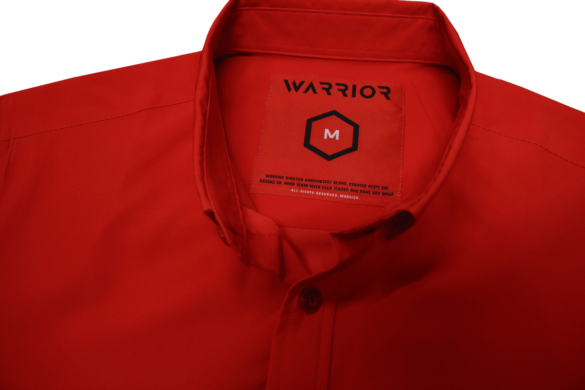 Solid Red Button Down
