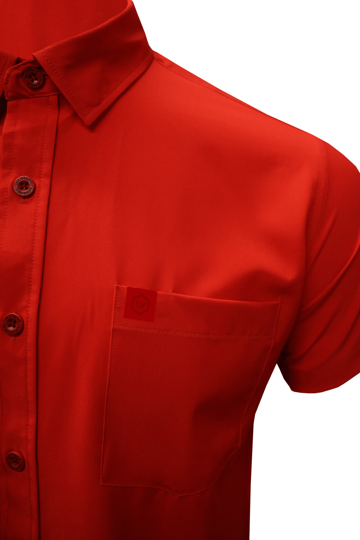 Solid Red Button Down