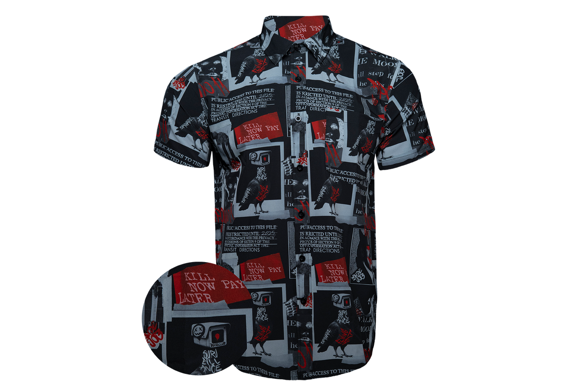 Conspiracy Theory V1 Button Down