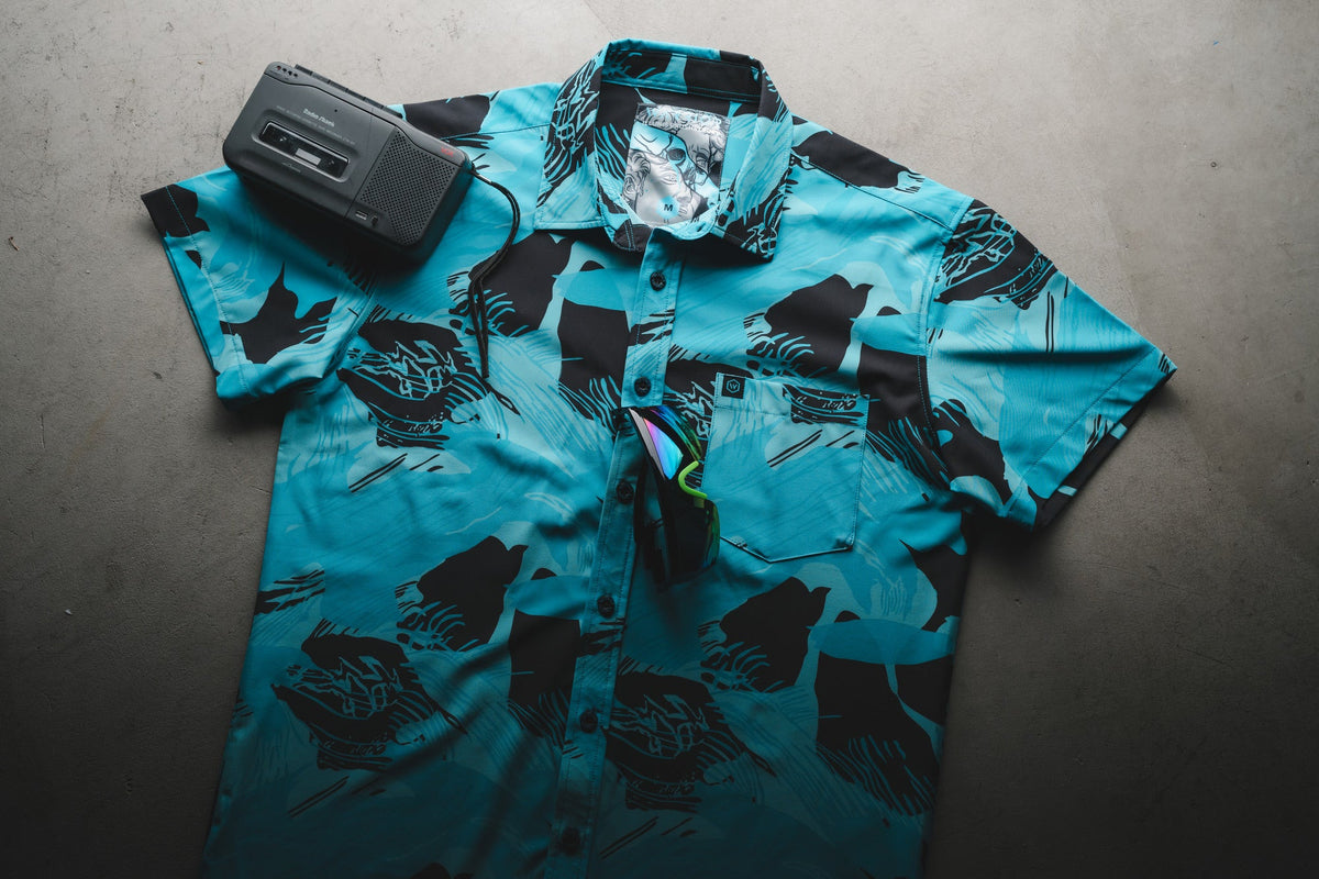 Illunis Brushstroke Button Down FINAL SALE