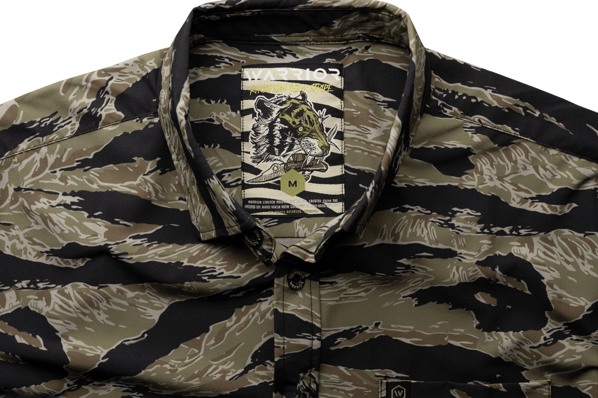 Rhodesian Tiger Stripe Button Down