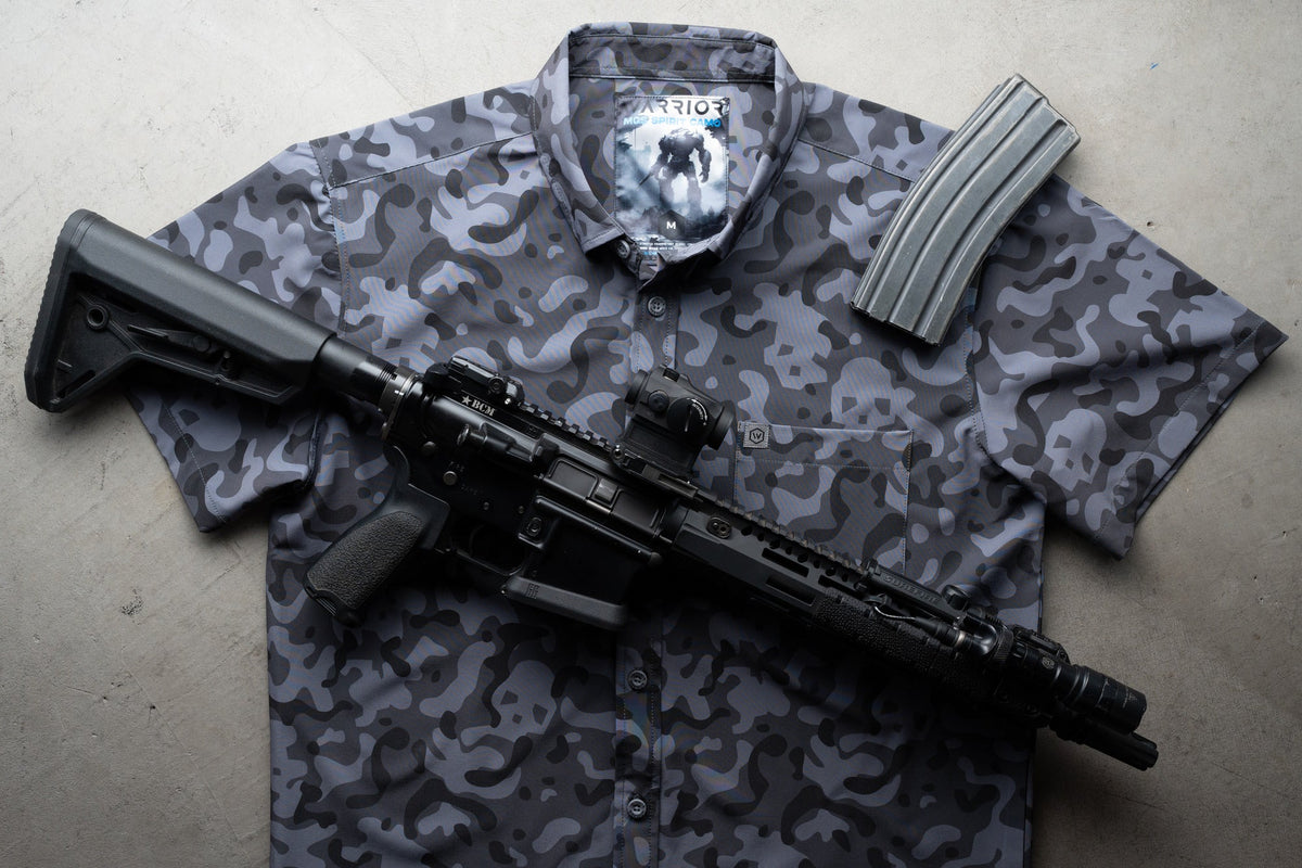 MGS Spirit Camo Button Down