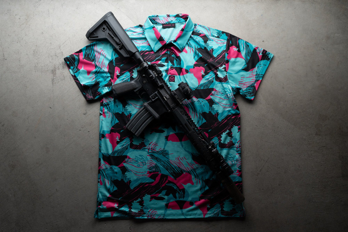 Miami Brushstroke Polo
