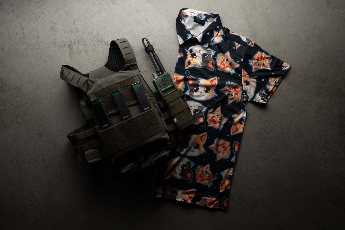 COD Space Cats Polo FINAL SALE