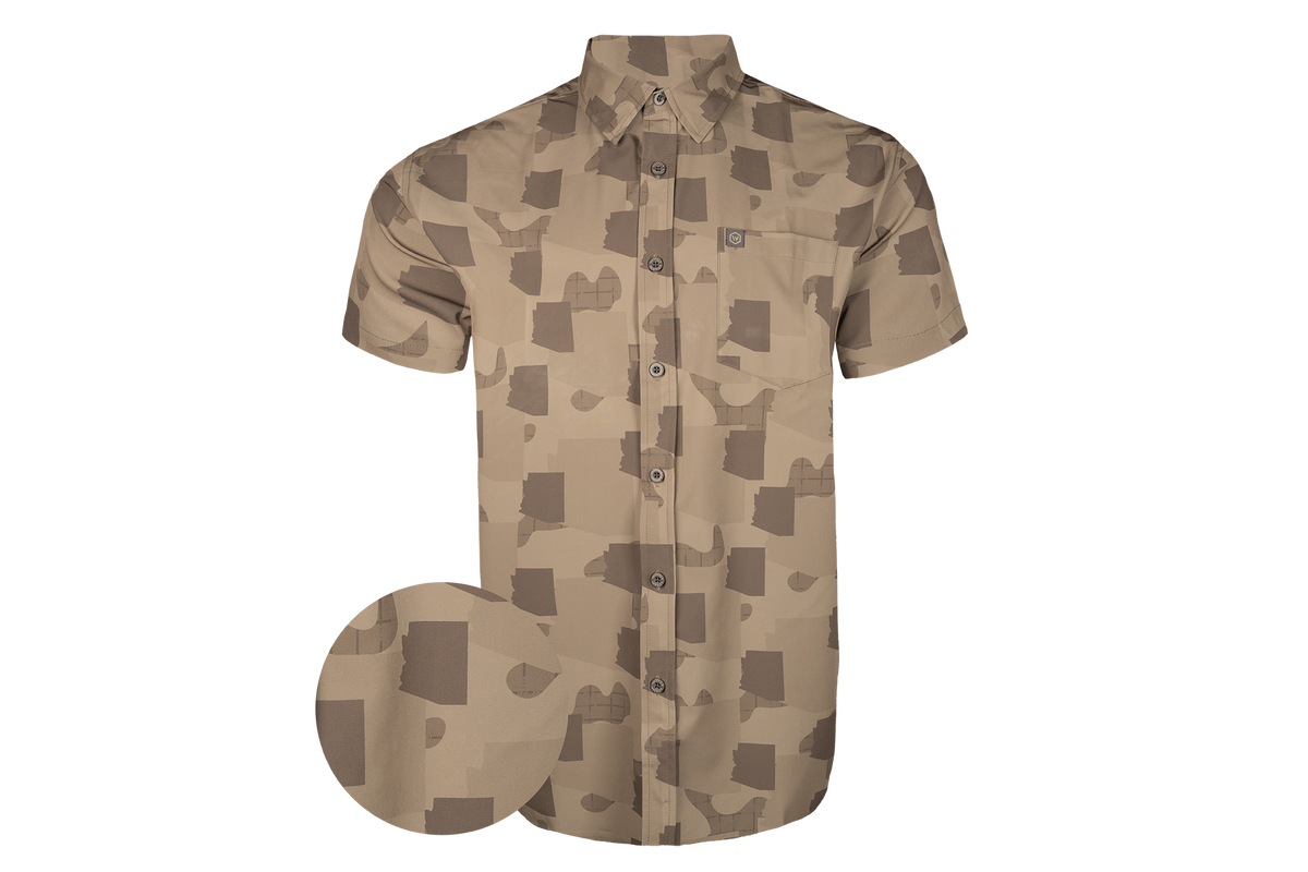 Arizona State Camo Button Down FINAL SALE