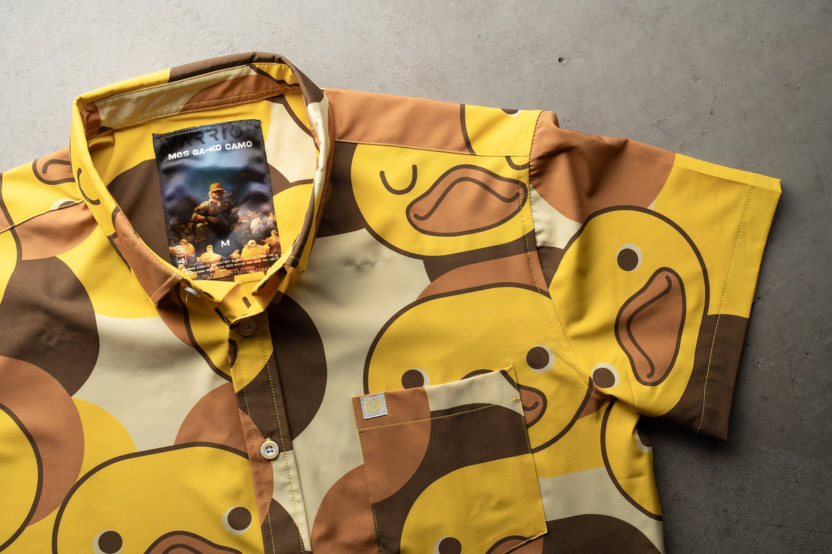 MGS GA-KO Camo Button Down FINAL SALE
