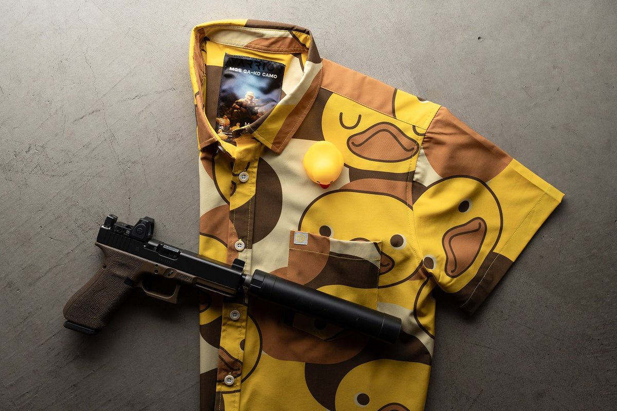 MGS GA-KO Camo Button Down FINAL SALE