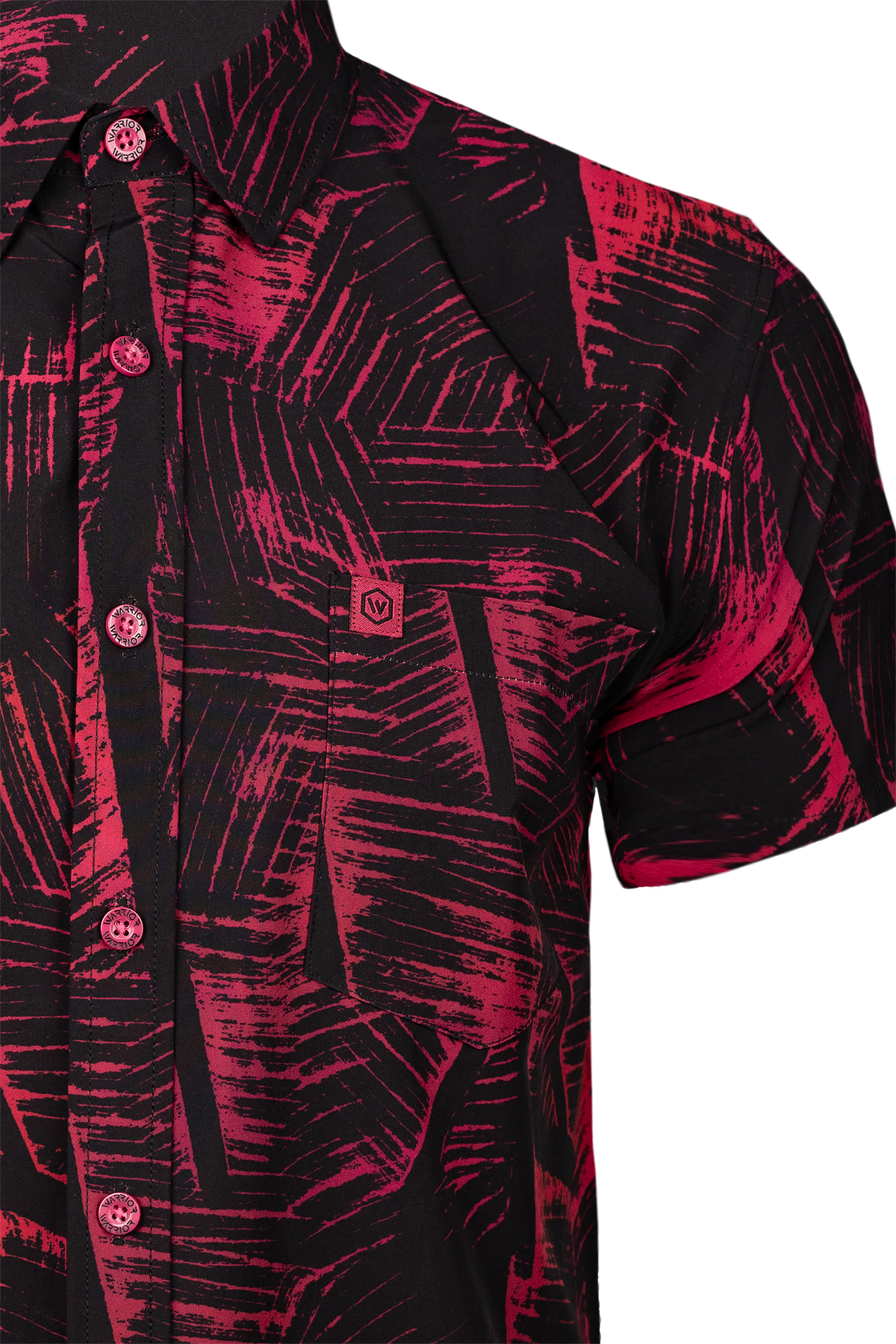 Tropic Night Pink Button Down FINAL SALE