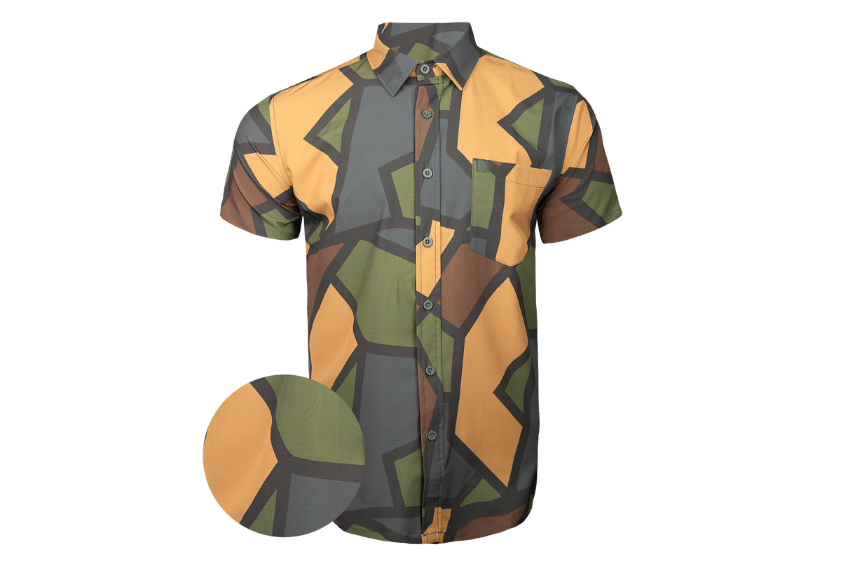 Painted Cubist Button Down