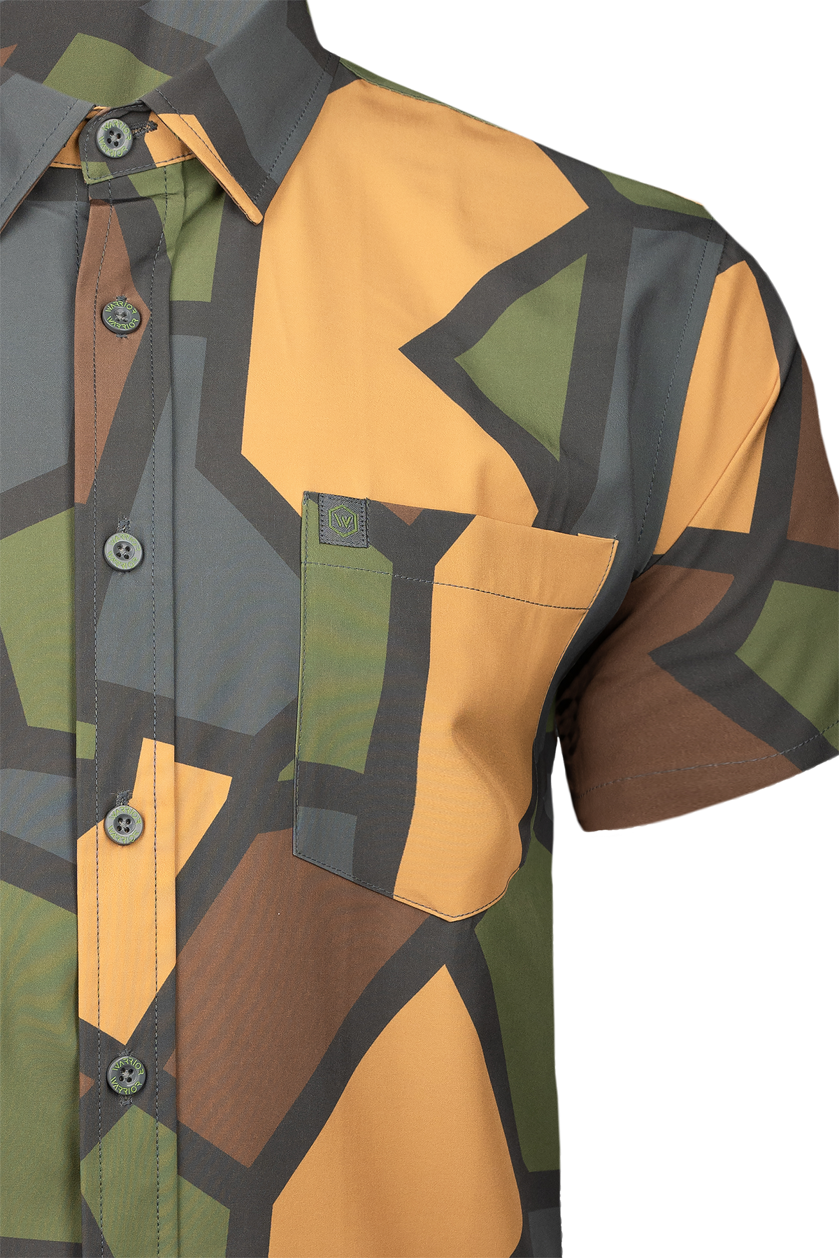 Painted Cubist Button Down