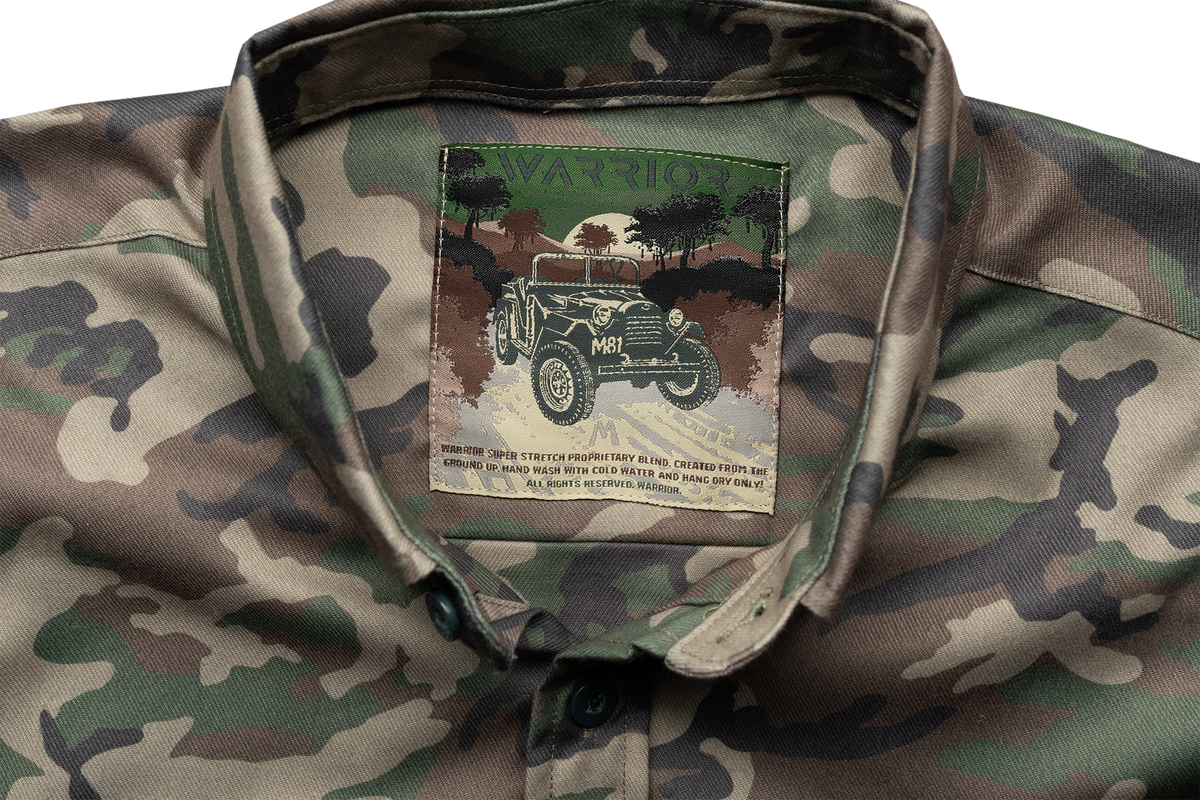 M81 Woodland Midweight Flannel