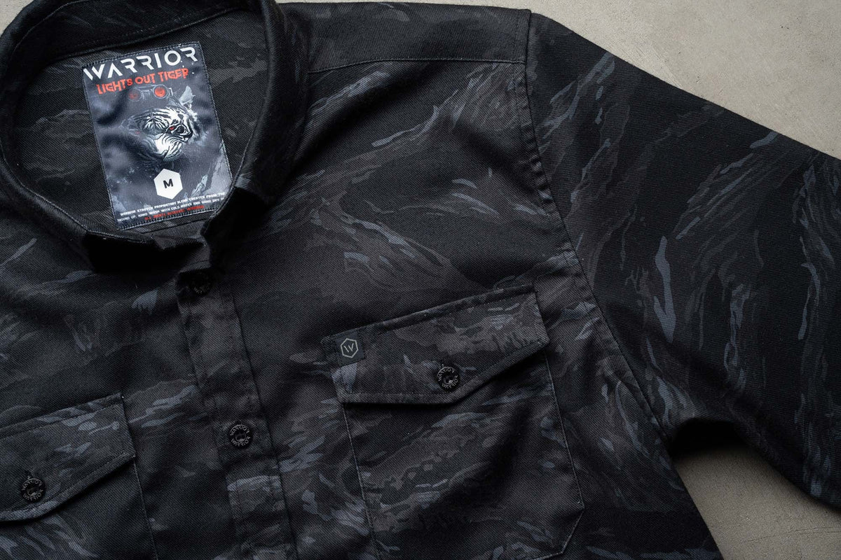 Lightsout Tiger Midweight Flannel