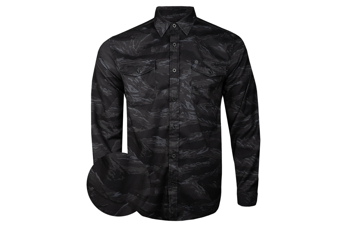 Lightsout Tiger Midweight Flannel
