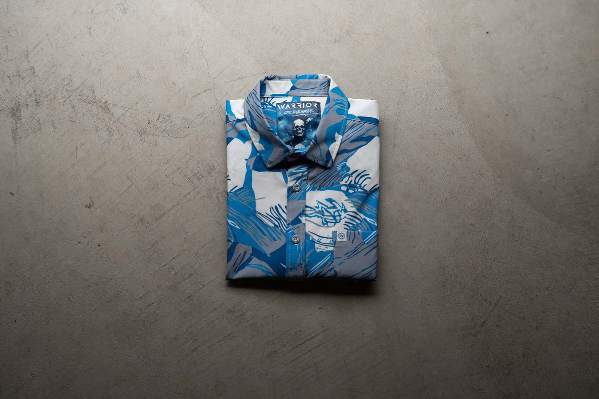Artic Blue Rhodie Button Down FINAL SALE