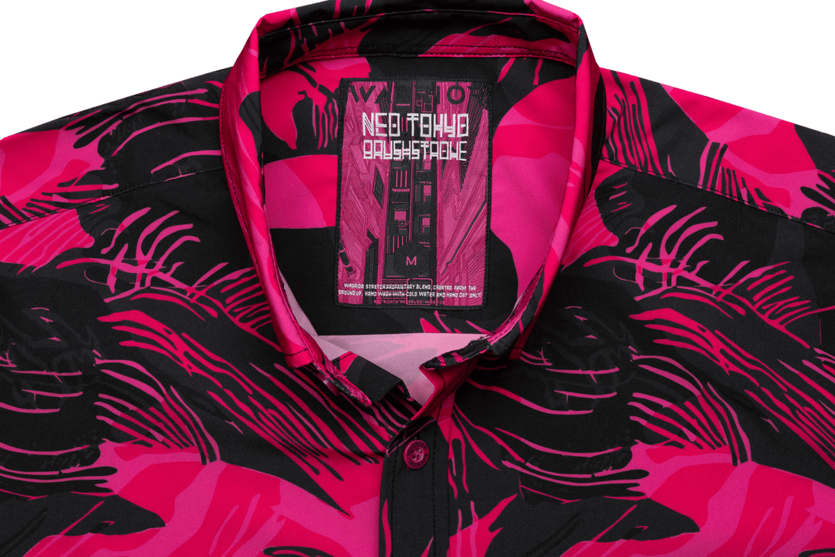 Neo Tokyo Brushstroke Button Down