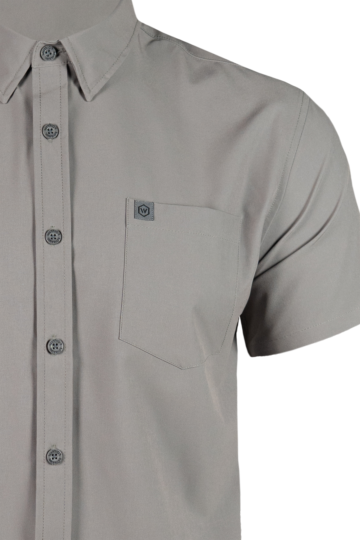 Solid Grey Button Down