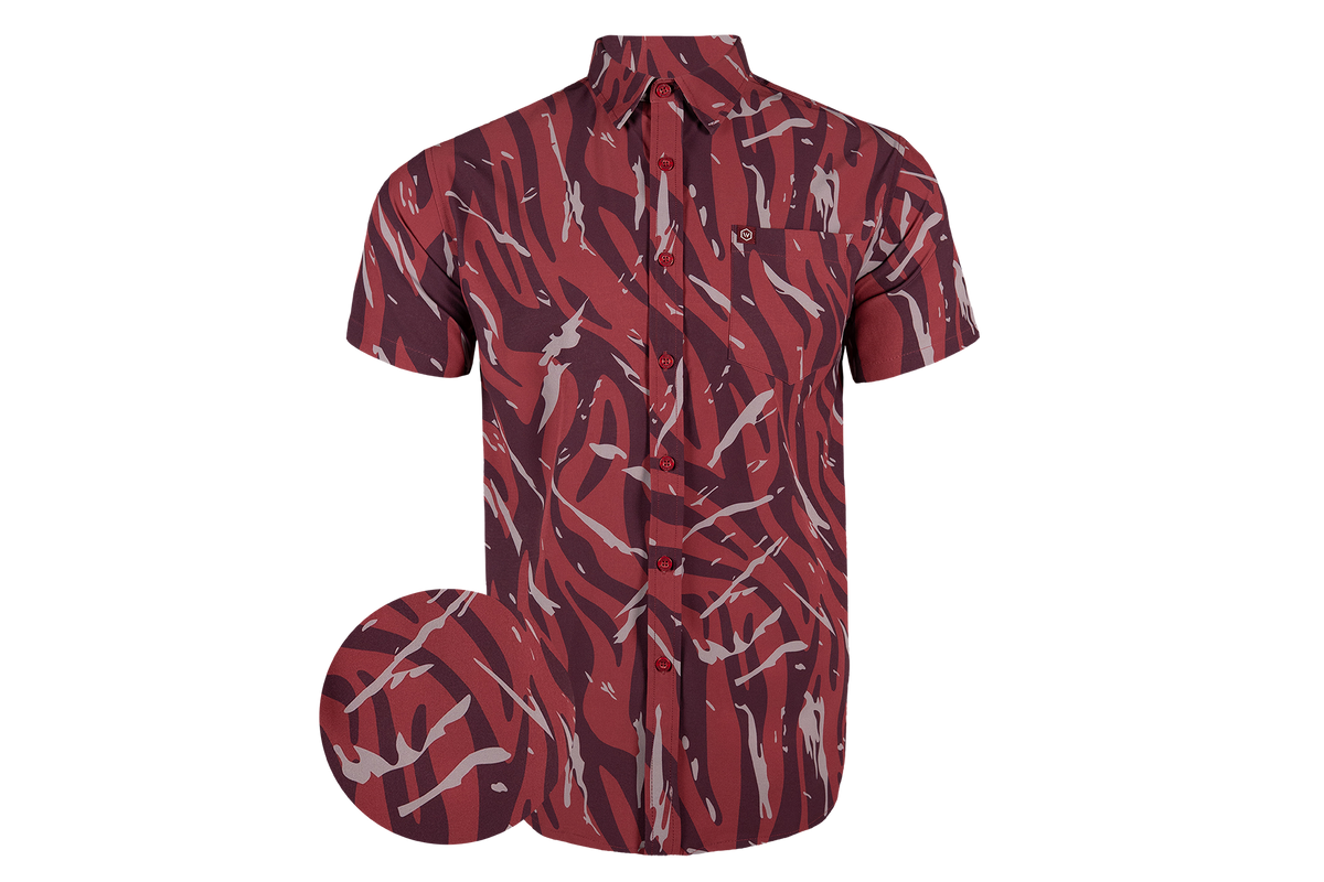 Crimson Tiger Button Down