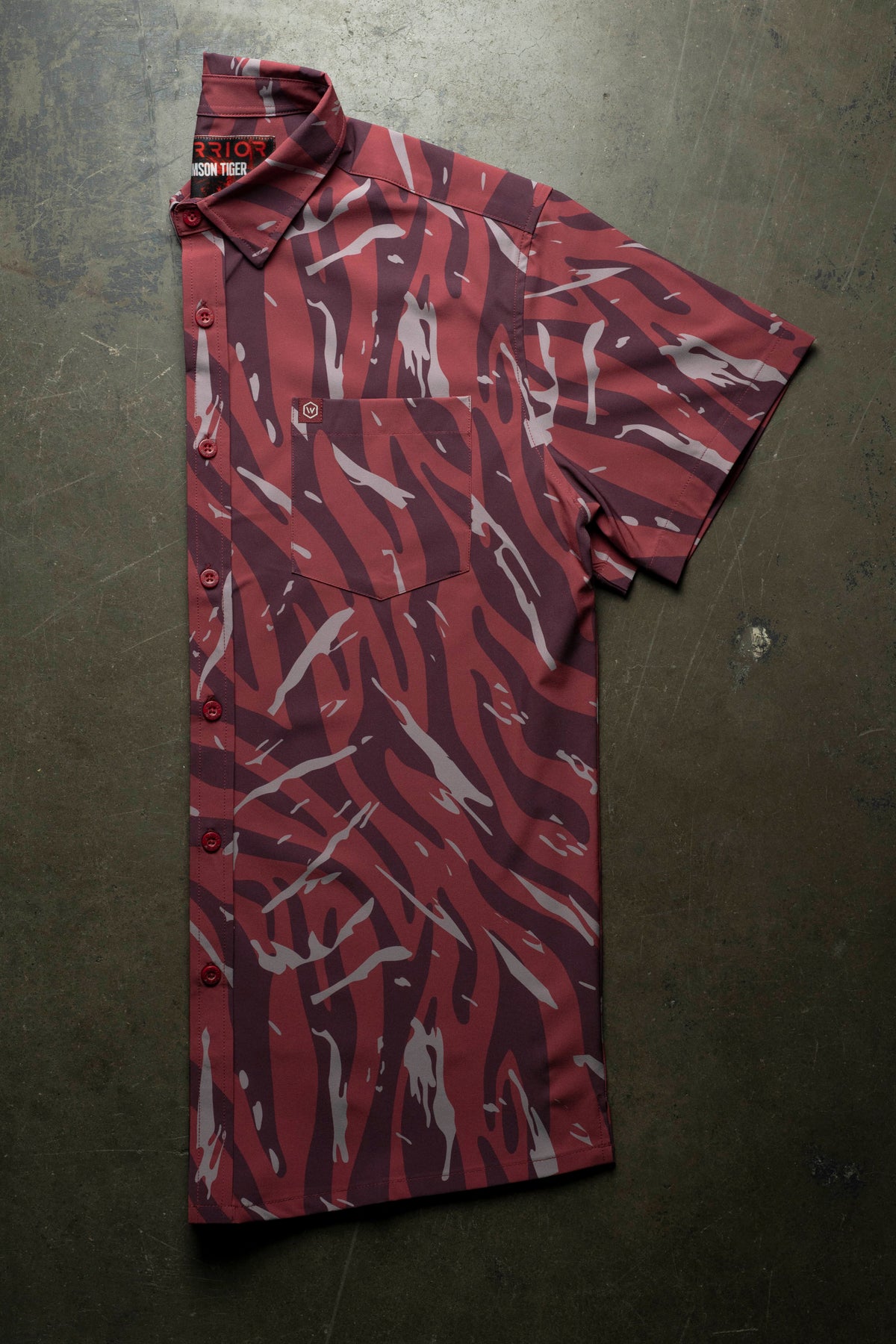 Crimson Tiger Button Down