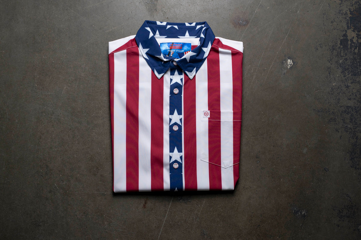 Fight Fight Button Down