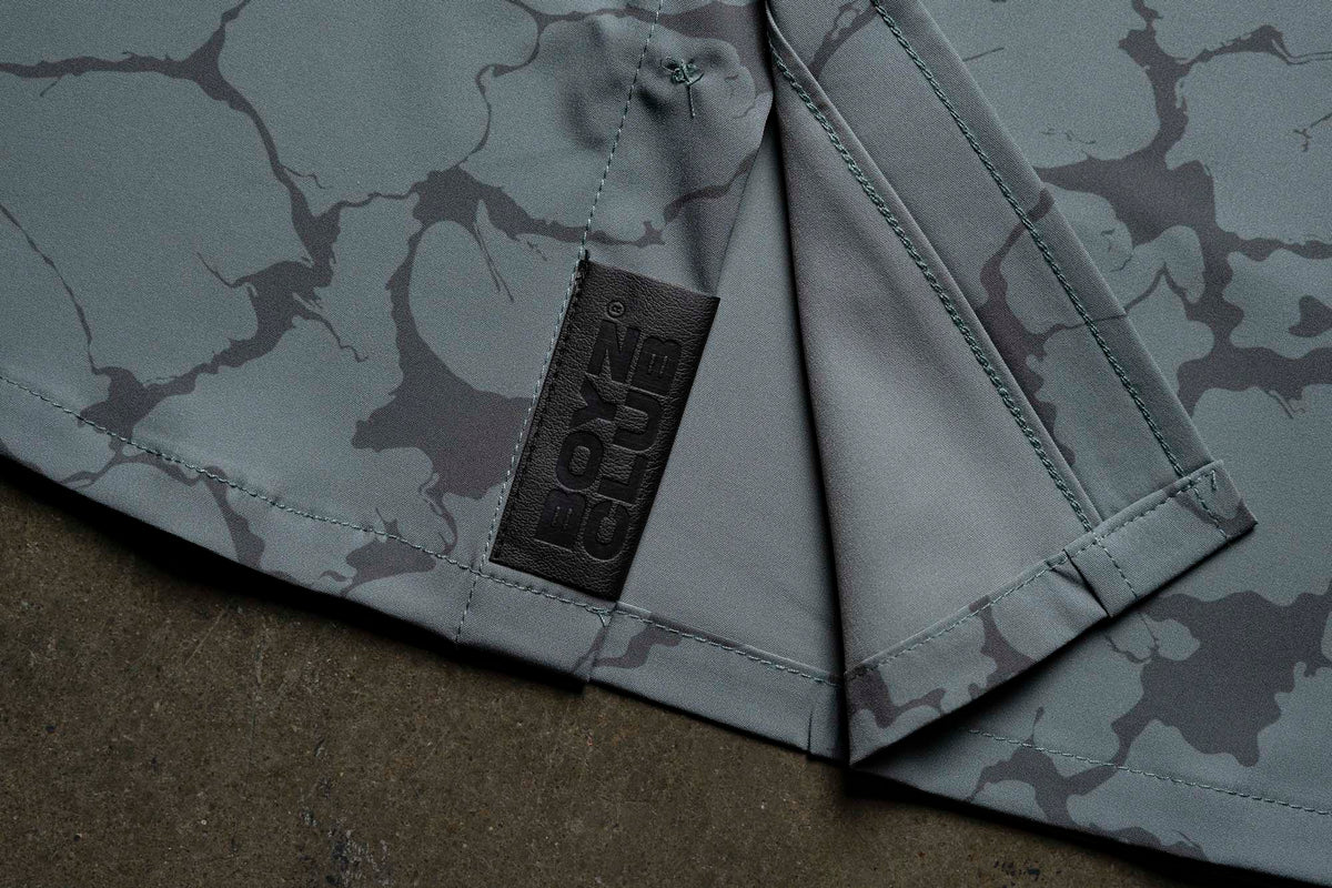 Marble Camo Button Down