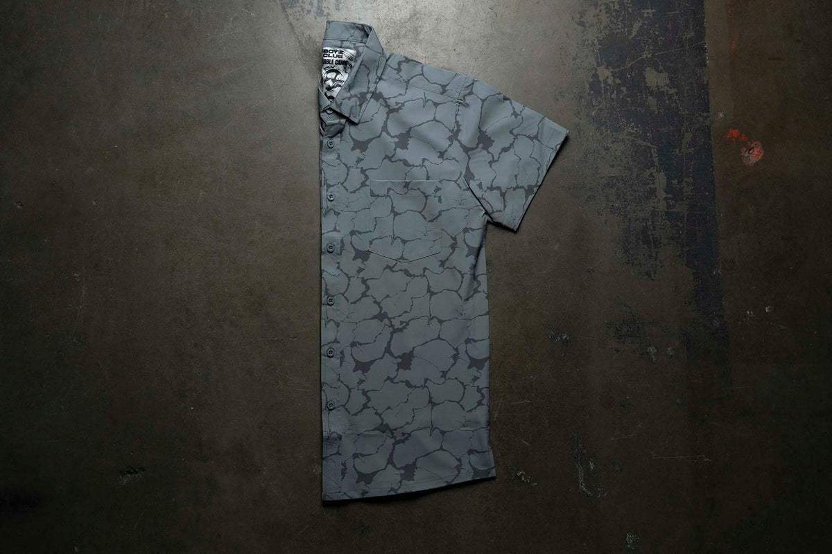 Marble Camo Button Down