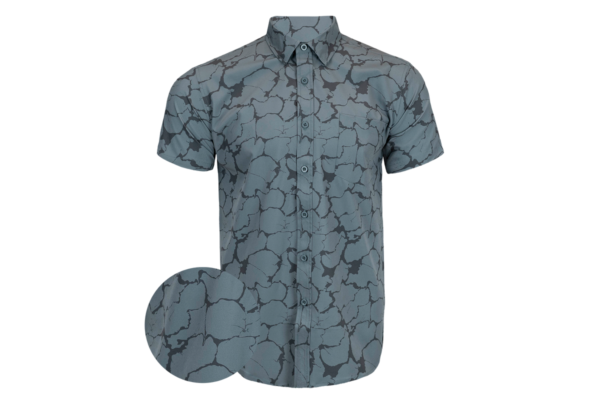 Marble Camo Button Down