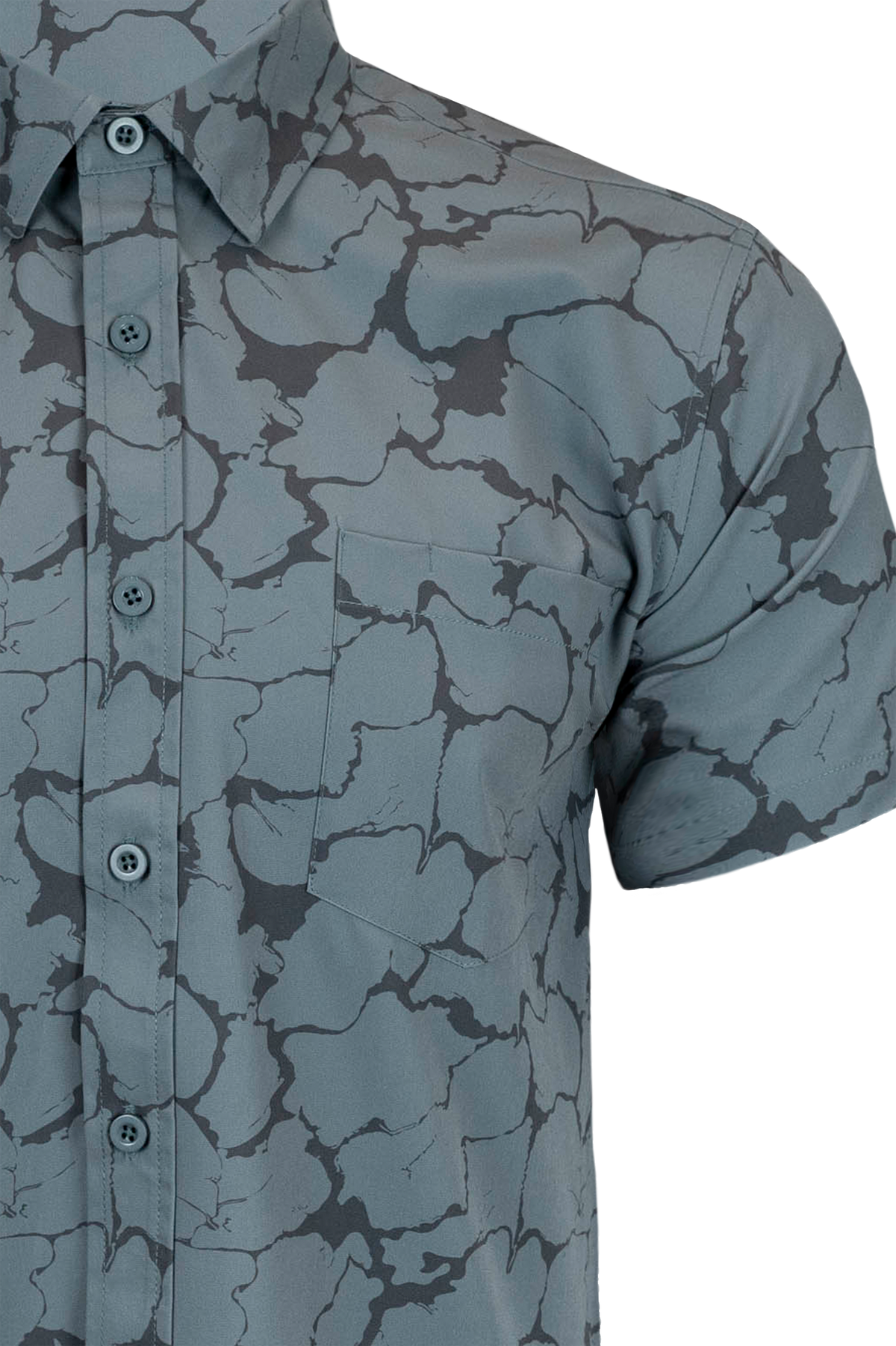 Marble Camo Button Down
