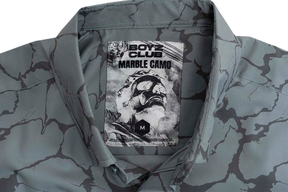 Marble Camo Button Down