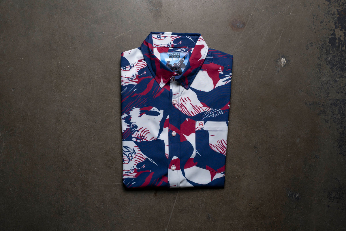 Merica Revolution Button Down