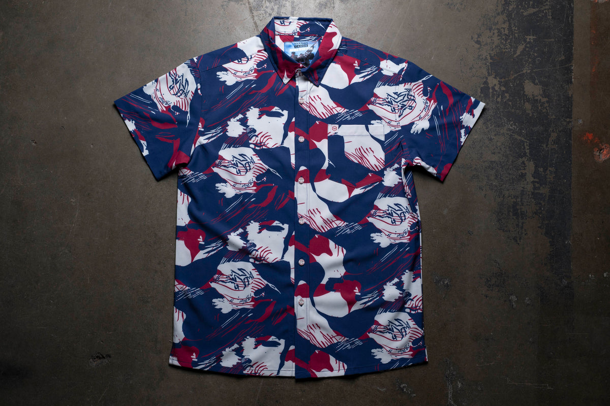 Merica Revolution Button Down