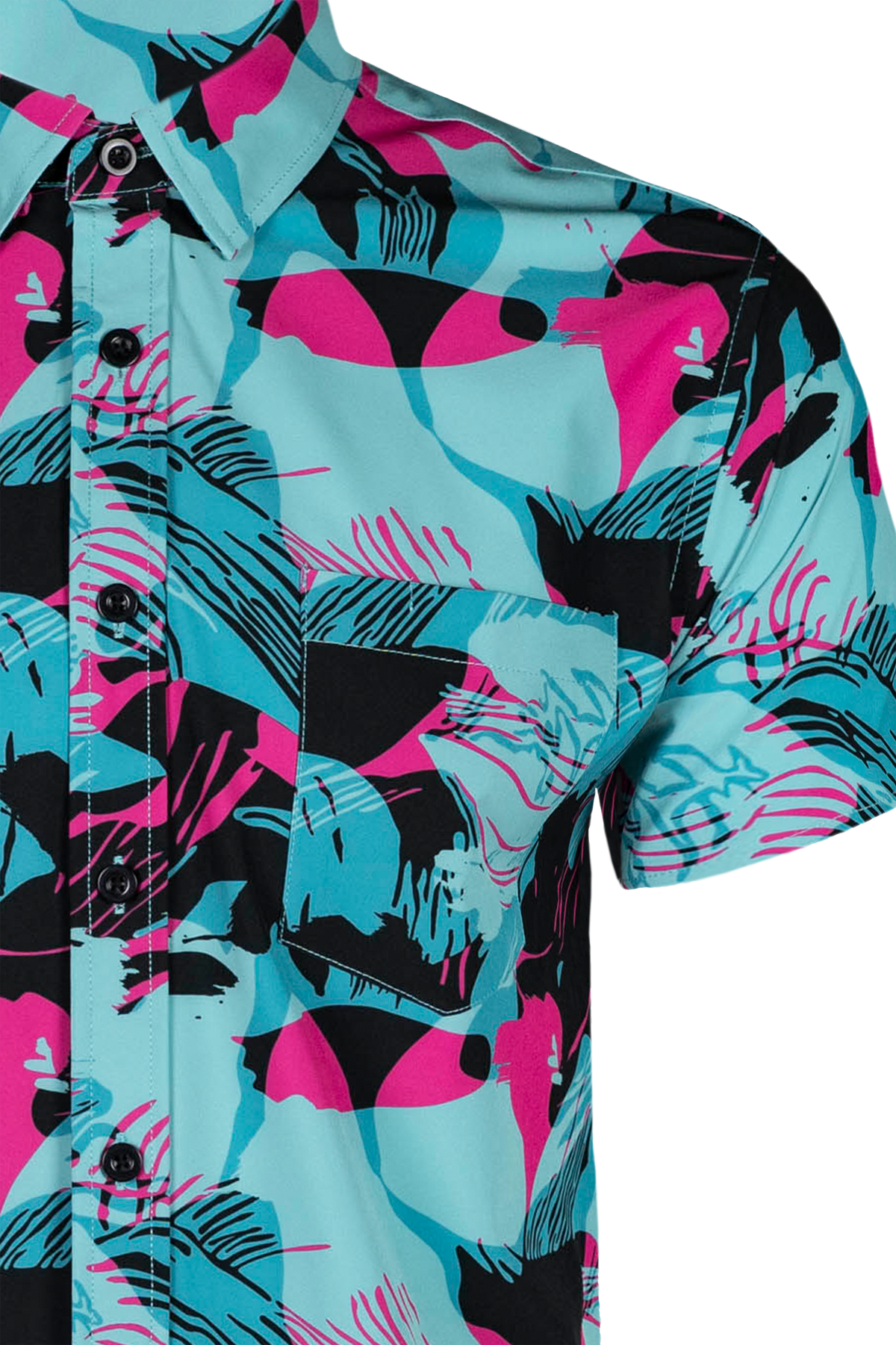 Miami Brushstroke Button Down