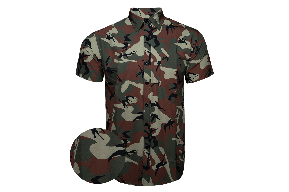 Tropic Thunder Button Down