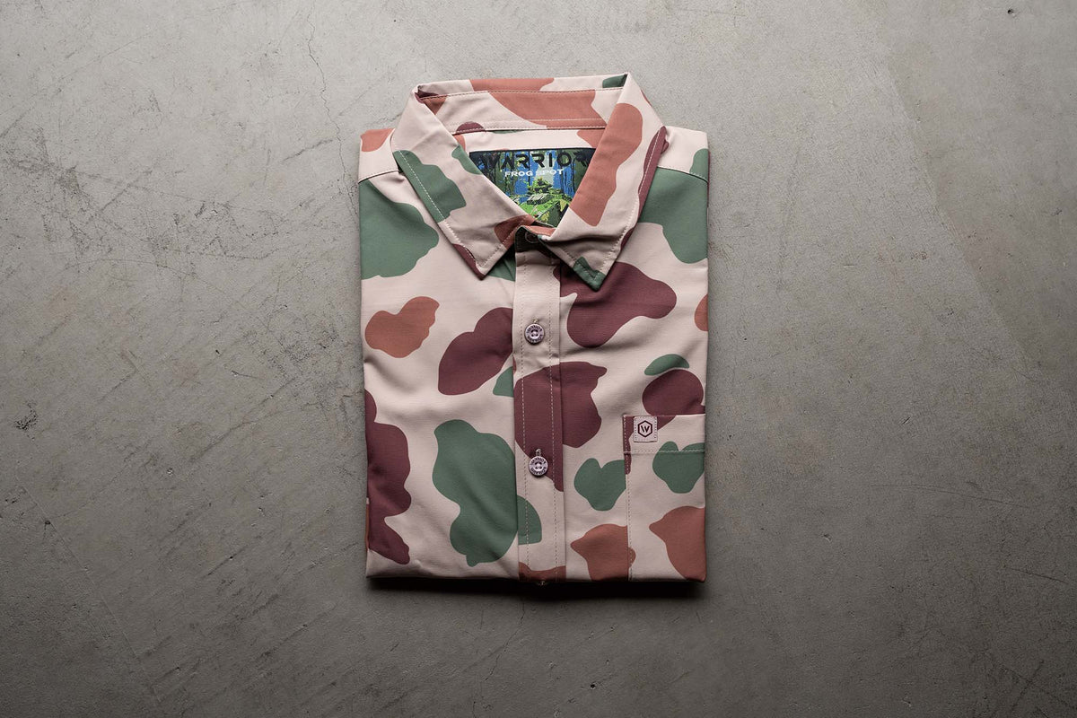 Frog Spot Button Down FINAL SALE