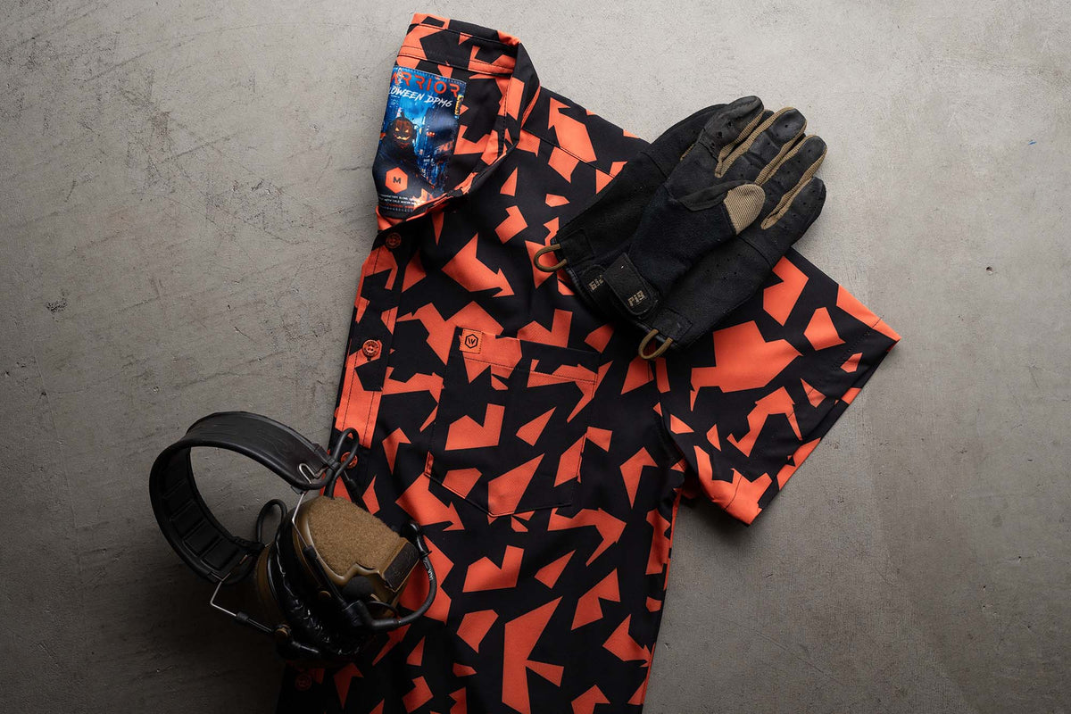 Haloween DPM6 Button Down FINAL SALE