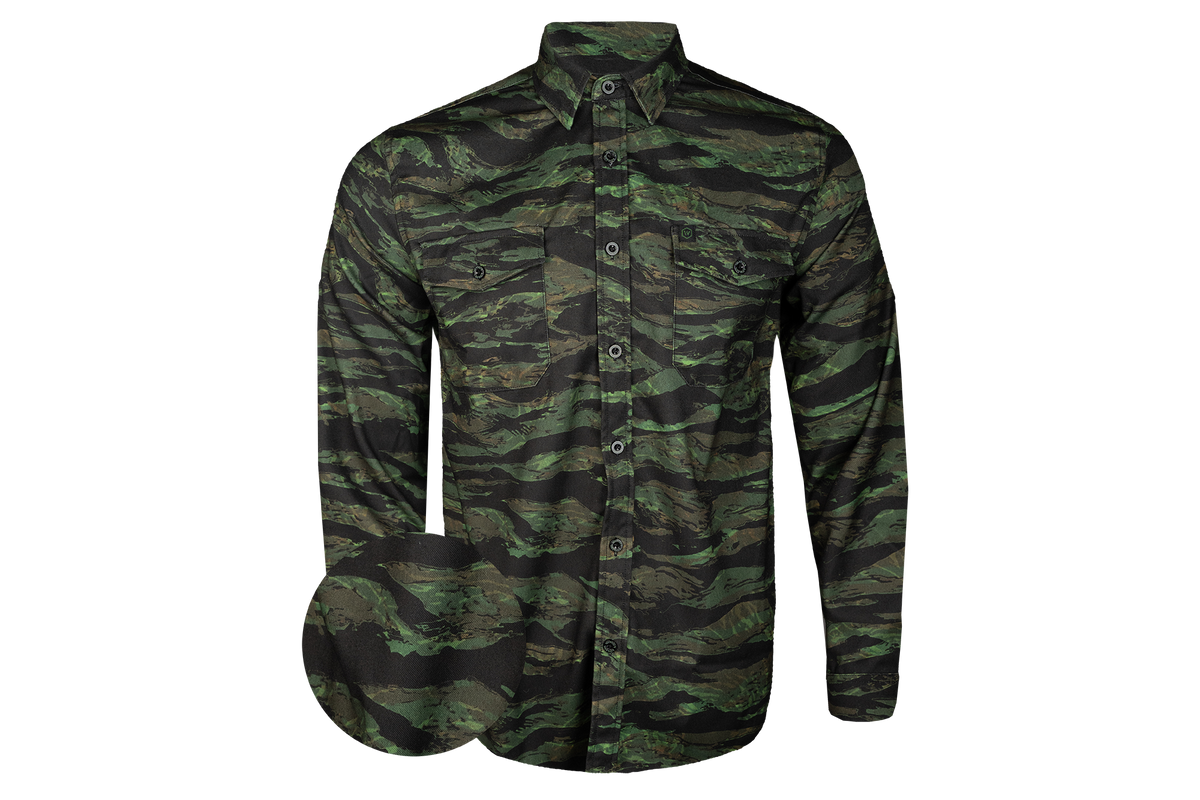 Tiger Stripe Midweight Flannel