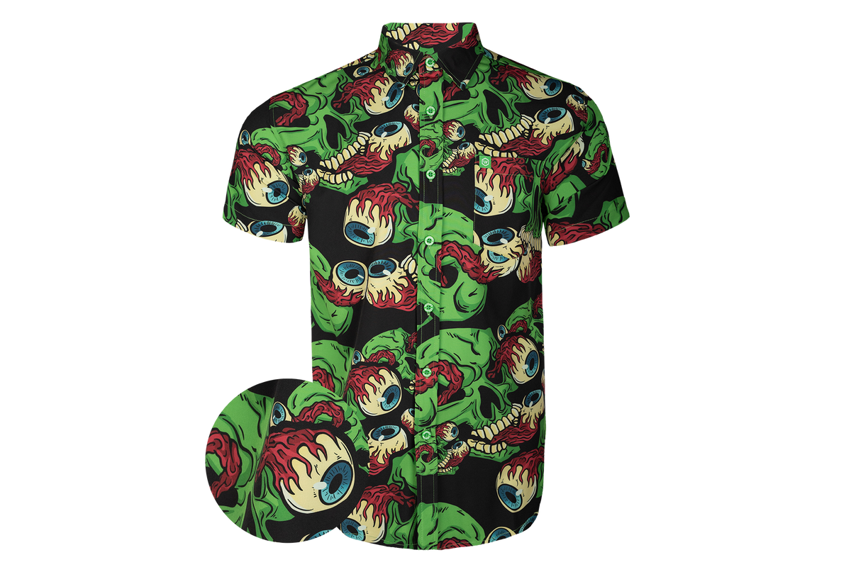 COD Eyeball Button Down FINAL SALE