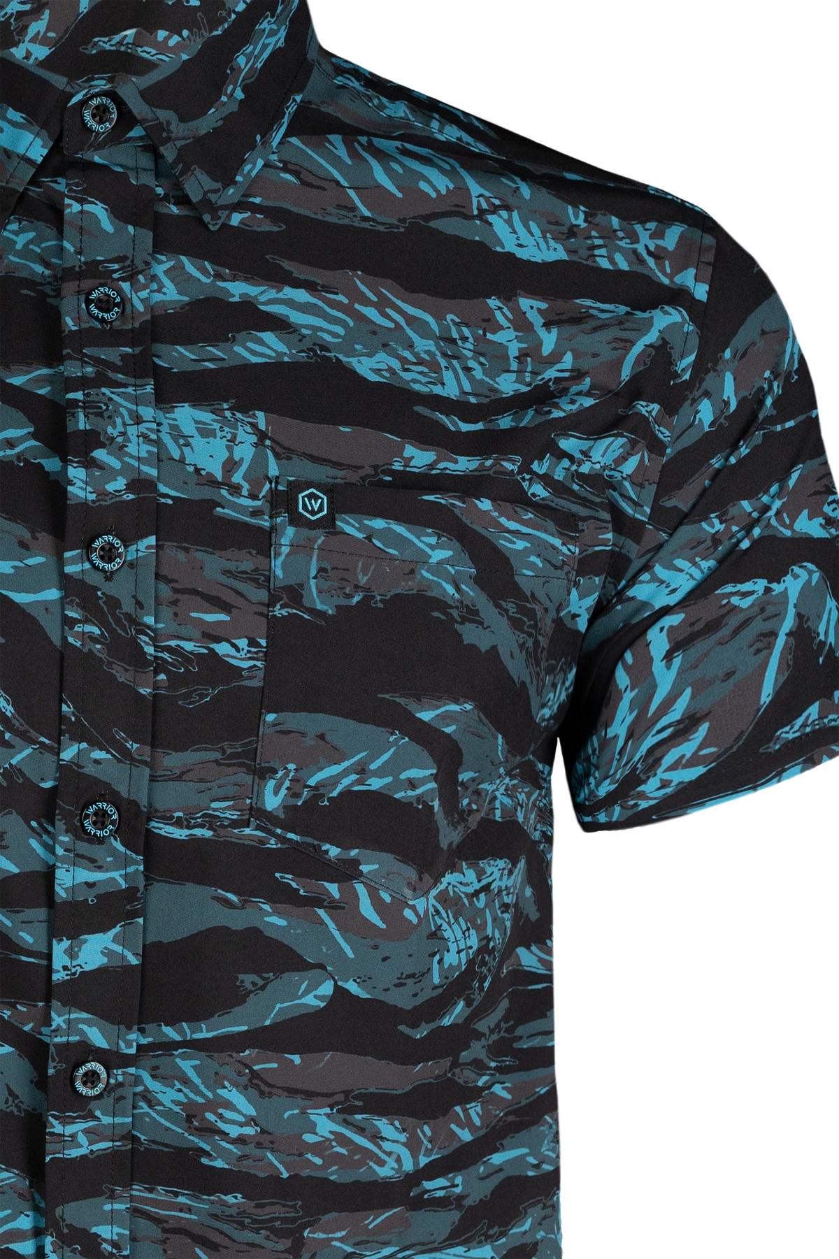 Sub Zero Tiger Stripe Button Down