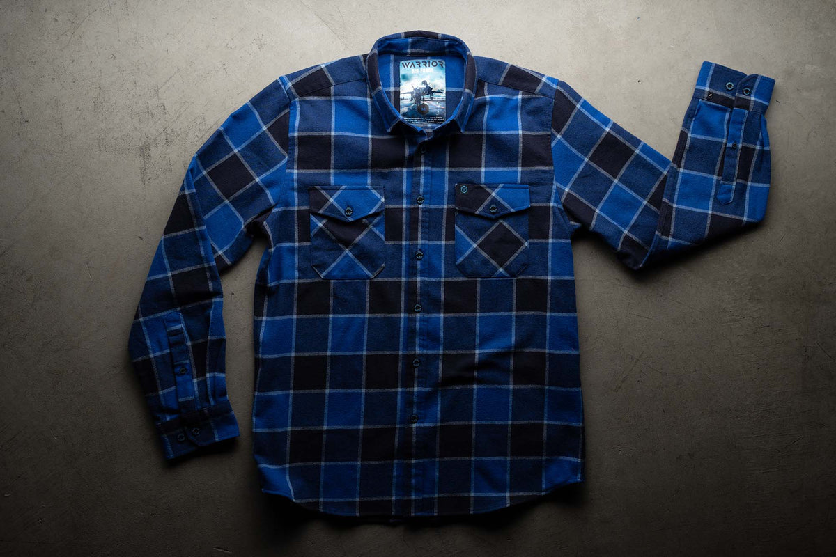 Air Force Plaid Flannel