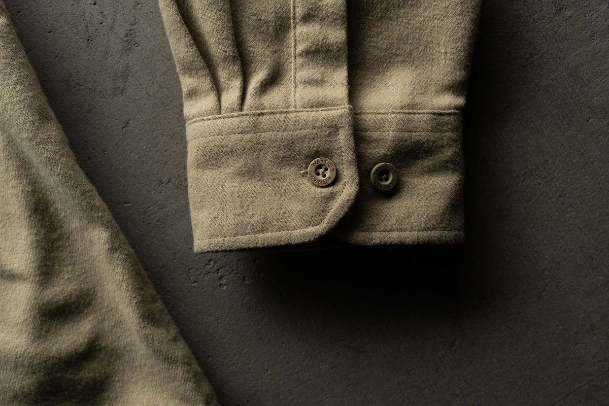 Solid Tan Midweight Flannel