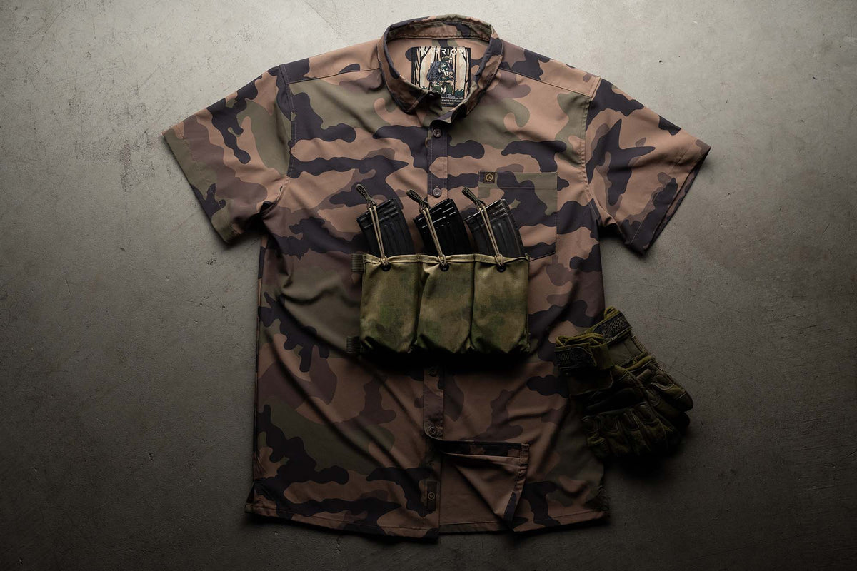 French CCE Woodland Button Down