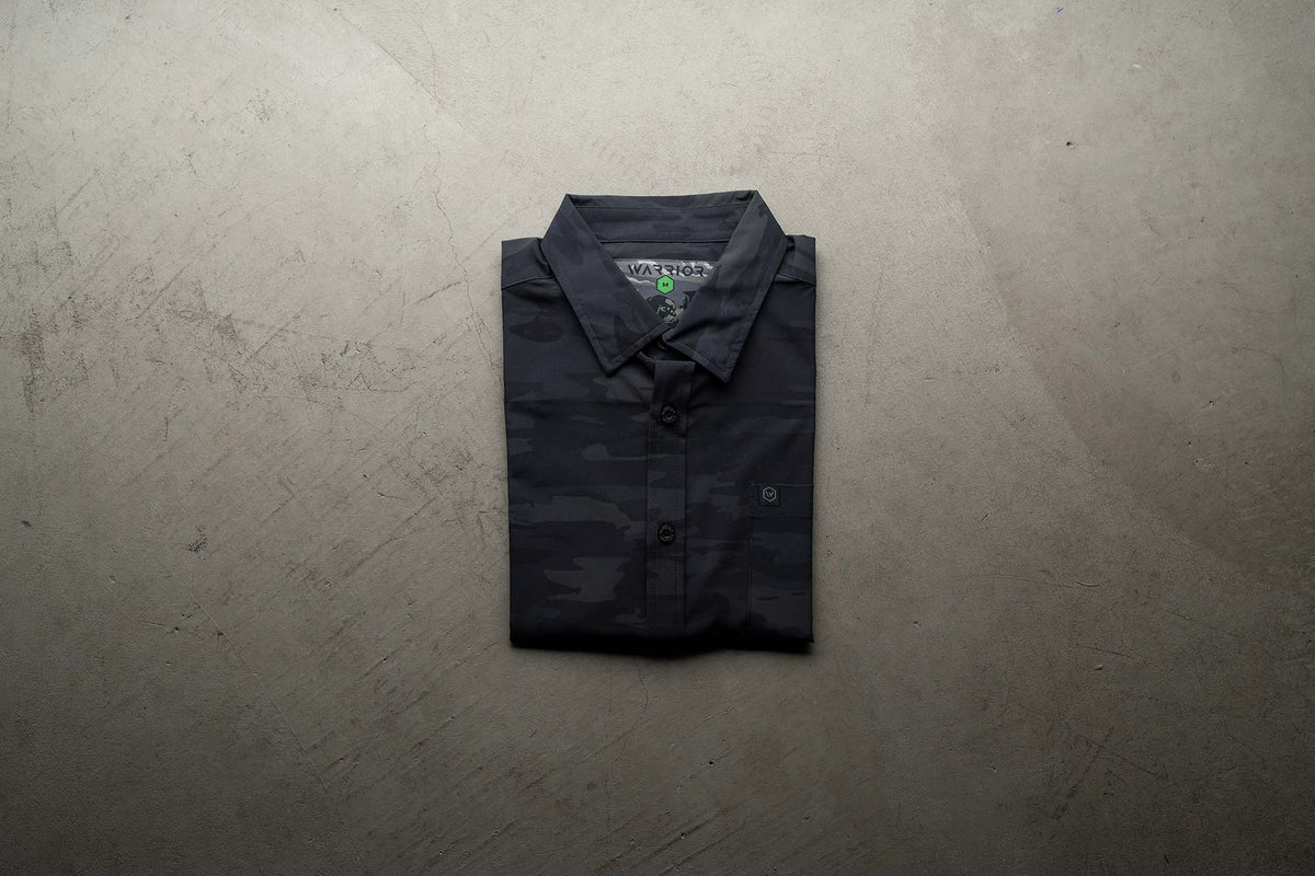 Multi Blackout Button Down