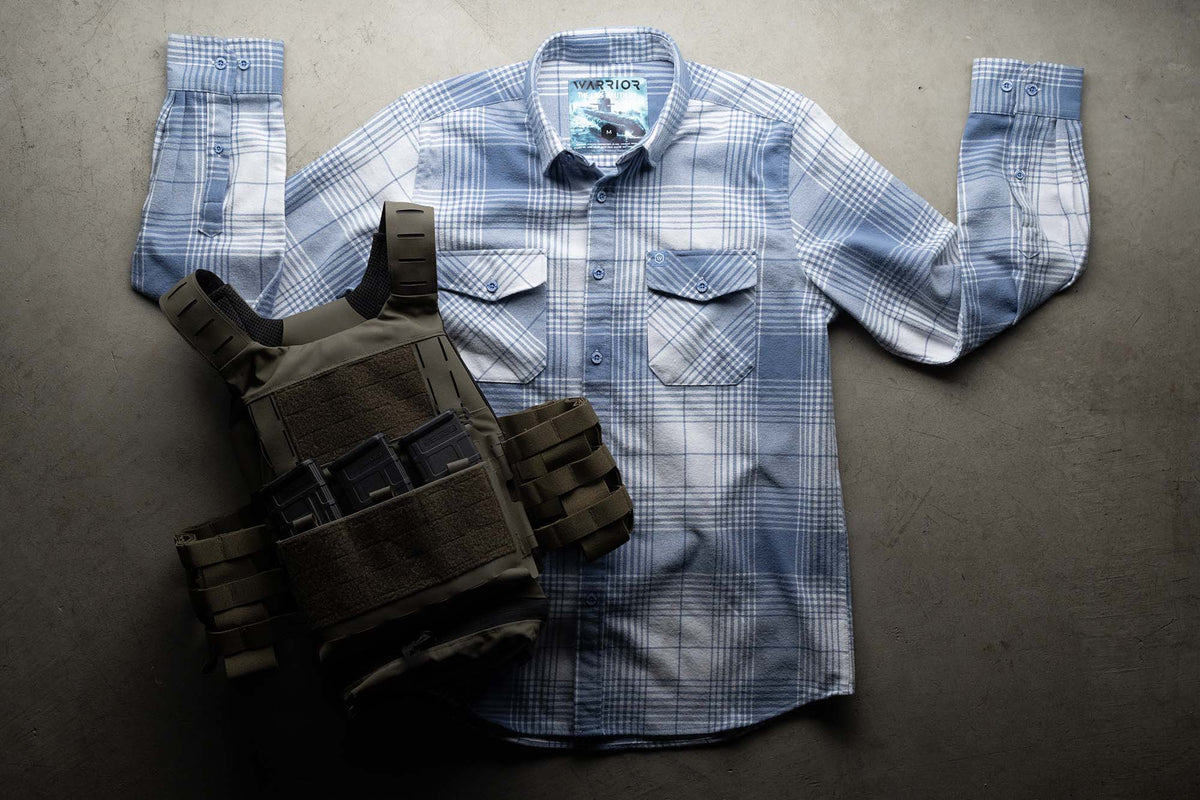 The USS Nautilus Plaid Flannel FINAL SALE