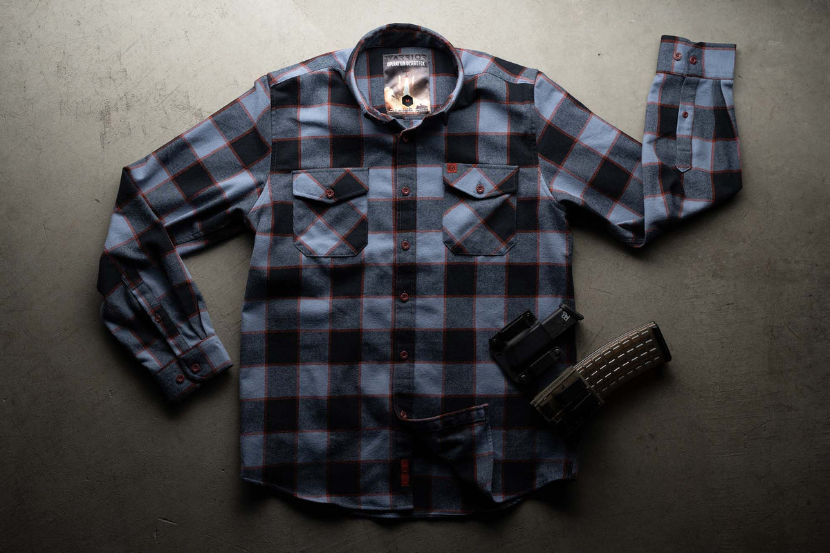 Operation Desert Fox Plaid Flannel