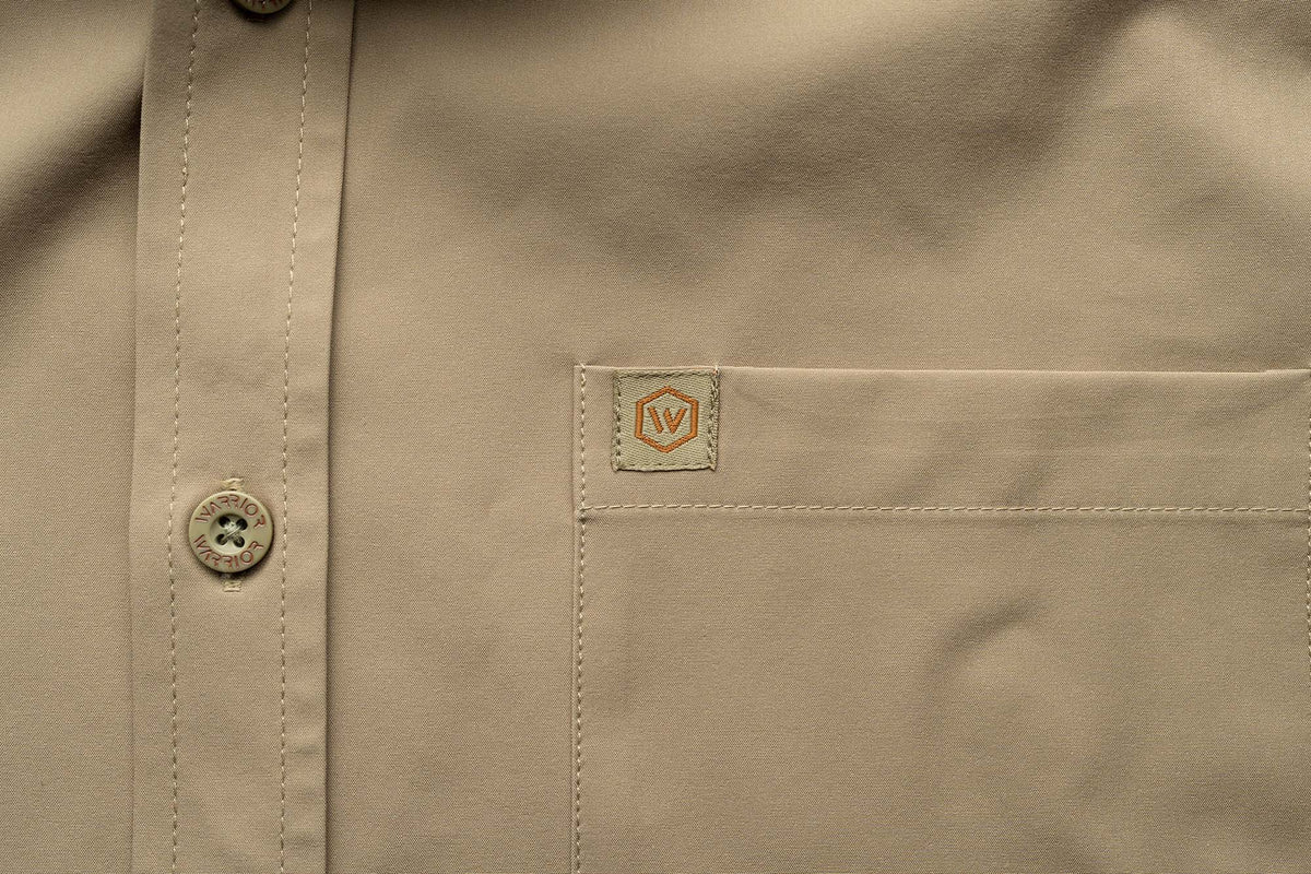 Solid Tan Button Down
